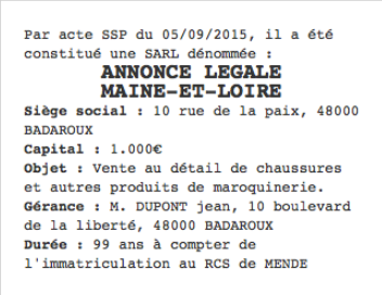 annonce legale maine et loire